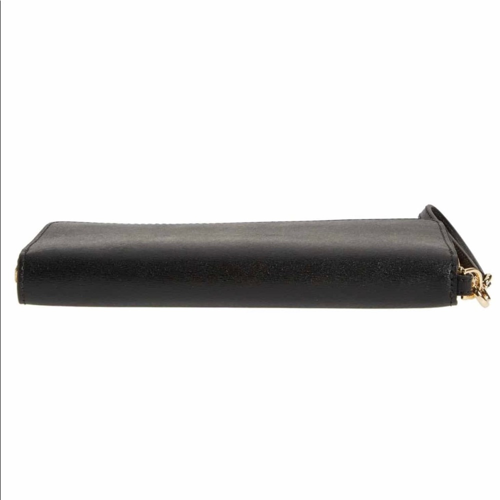tory burch Parker leather continental black wallet - Picture 10 of 11